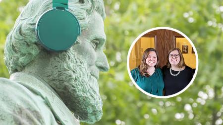 Listen to the Road to Oz podcast. SUNY Oswego seniors, Cassie and Cloey host The Road to Oz podcast.