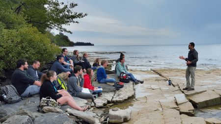 Study by the Lake Class on Lake Ontario