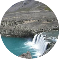 Waterfall landscape