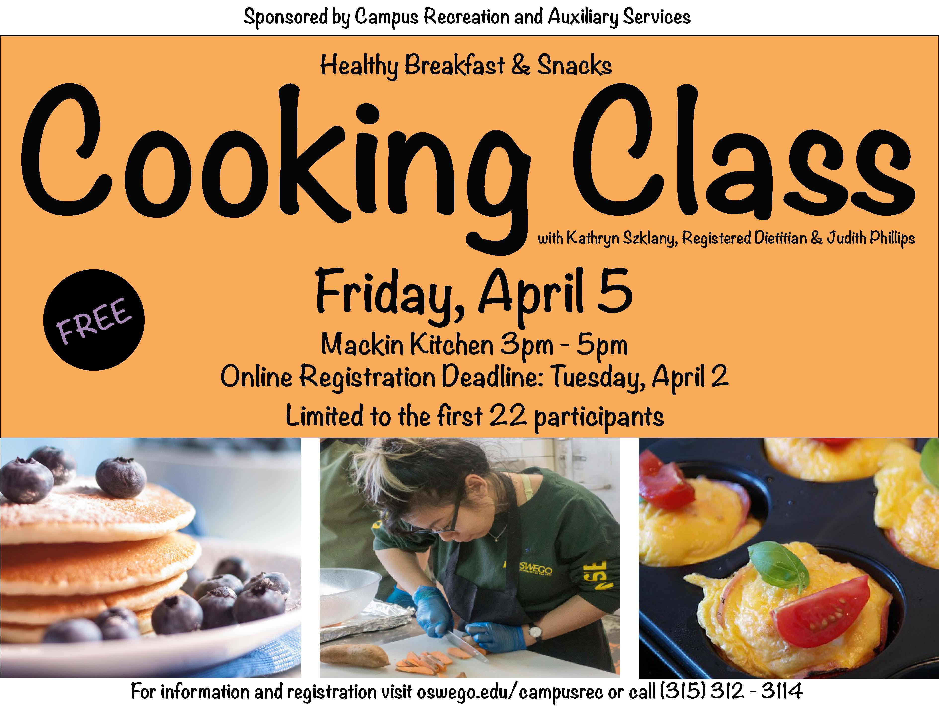 Cooking Class | Campus Recreation