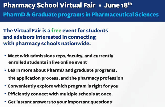 Pharmacy School Virtual Fair Details