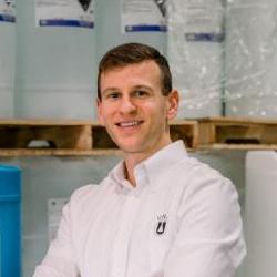 Ryan in his lab