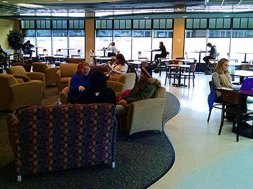 Lake Effect Cafe in Penfield Library