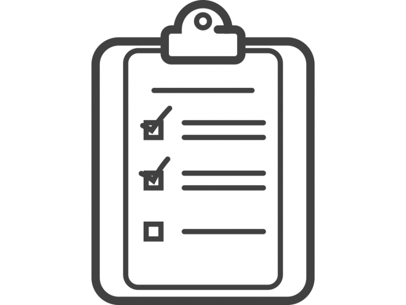 clipboard with checklist