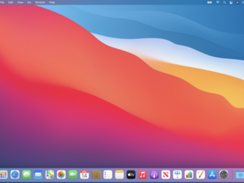 Apple Big Sur OS default desktop background