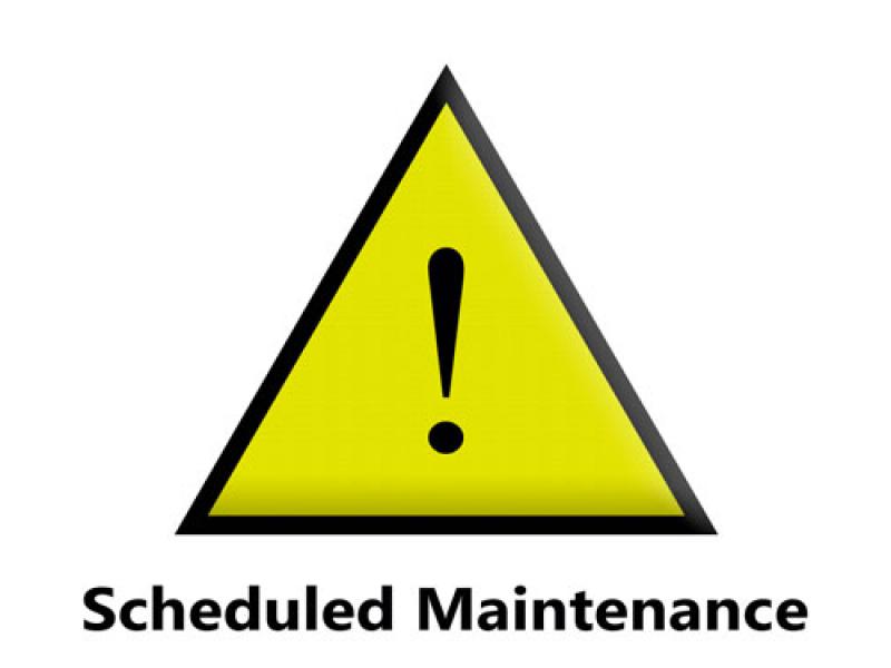 scheduled maintenance