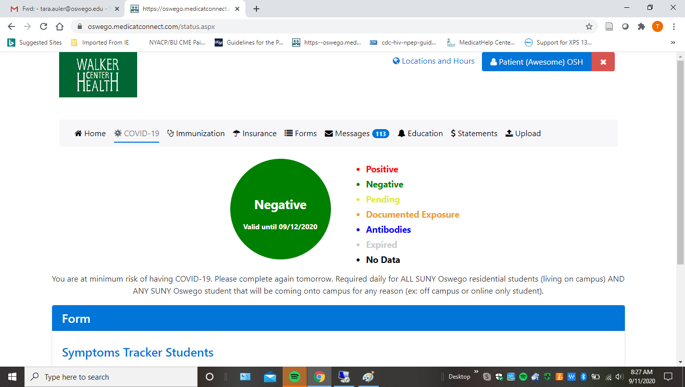 Student Health Check App Cts