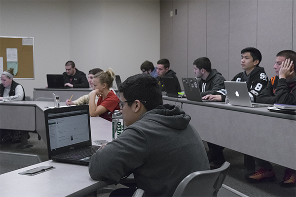 Small Lecture hall with class