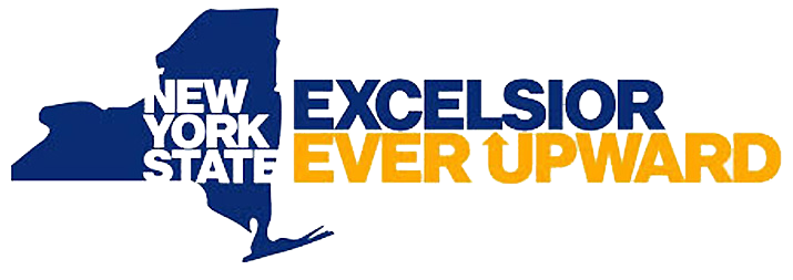 "New York State - Excelsior Ever Upward" logo