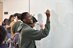 Writing on wipe board