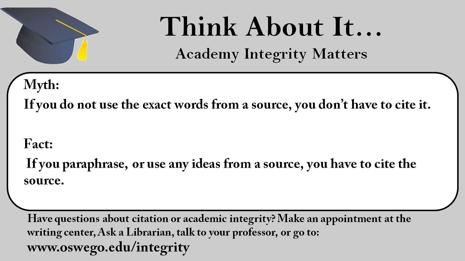 Committee On Intellectual Integrity Intellectual Integrity
