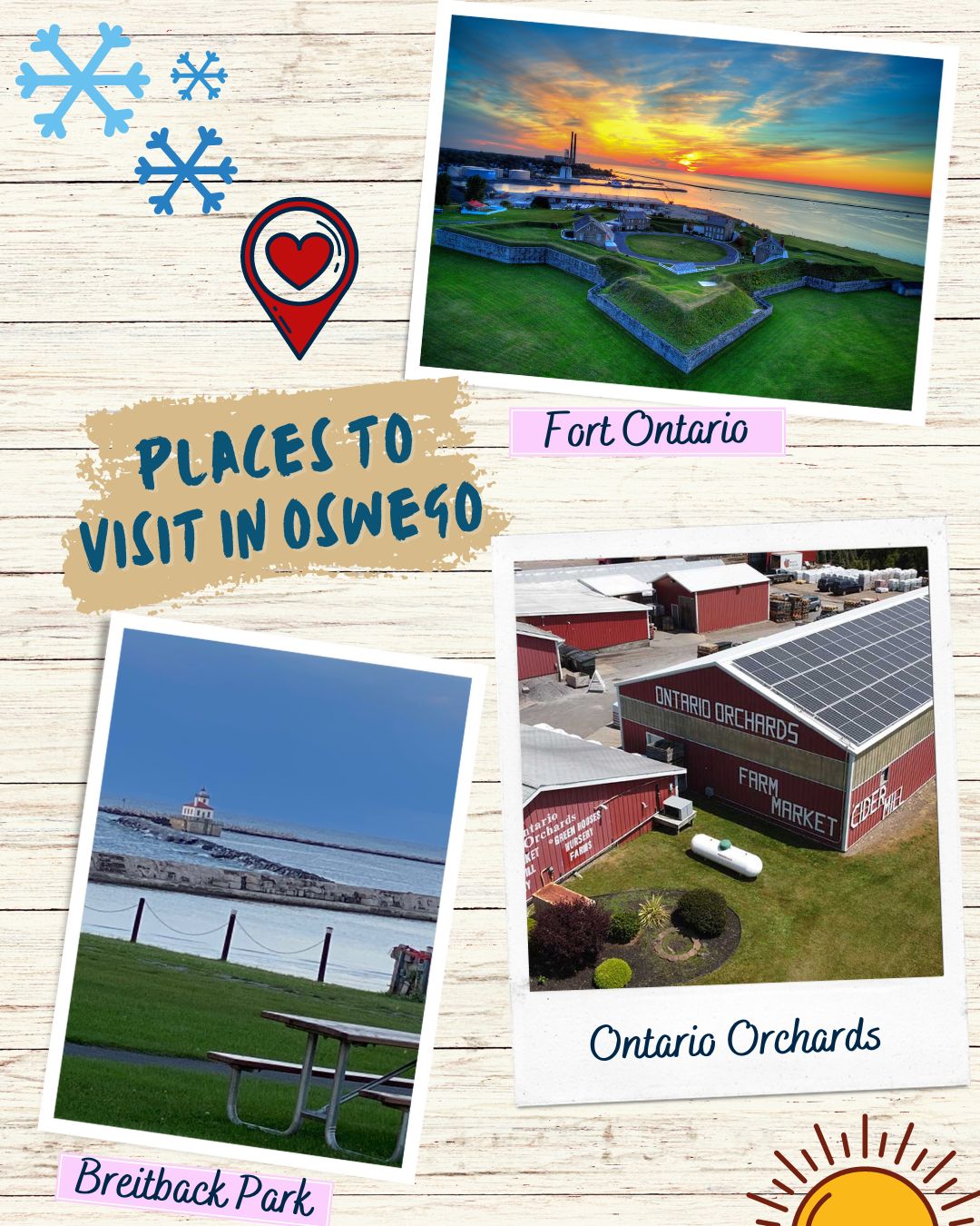 Places to visit in Oswego