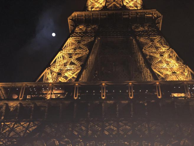 Eiffel Tower at night