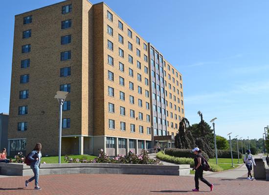 Exterior of Hart Hall.