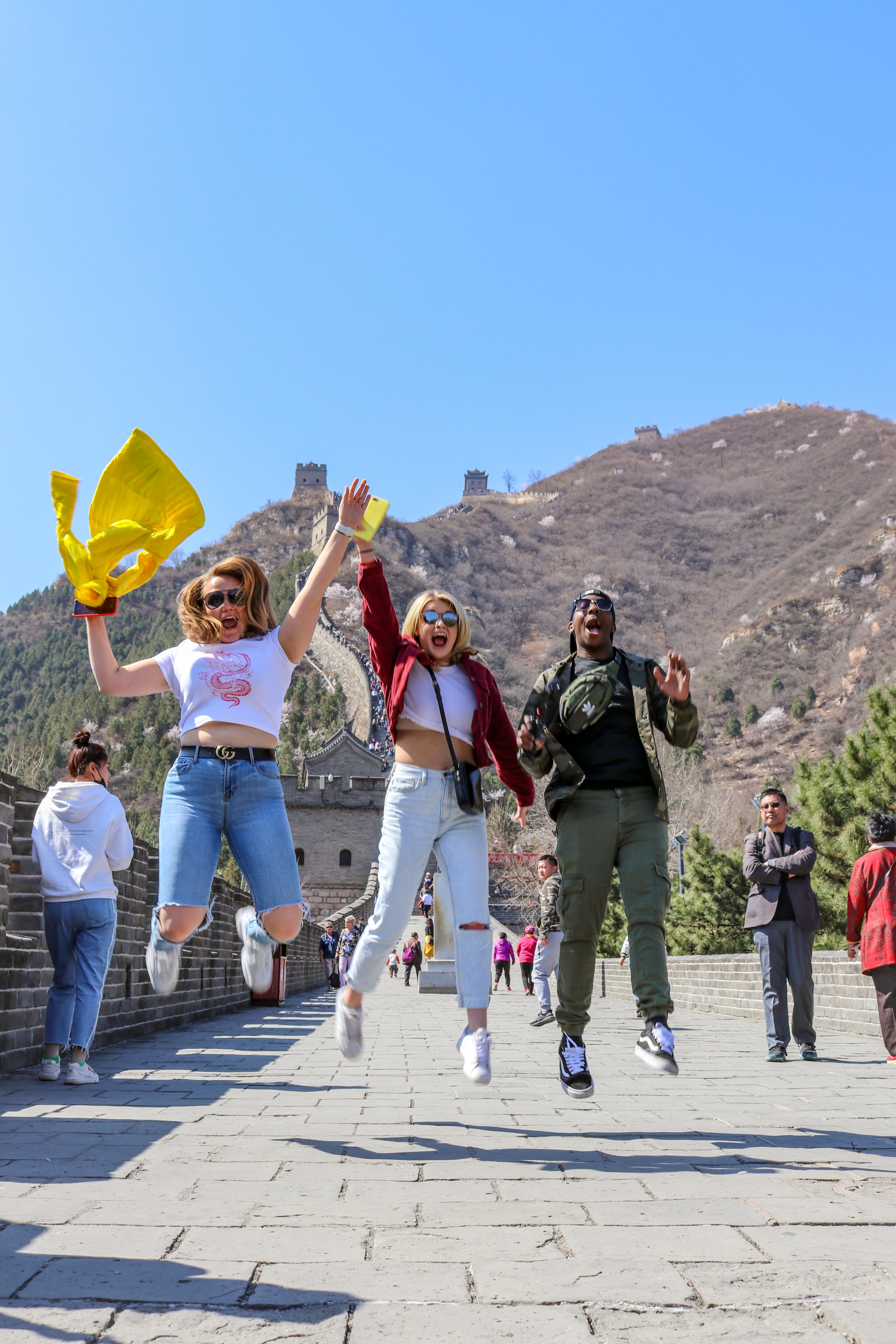 Diandre at the Great Wall of China