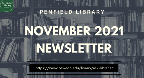 Penfield Library November 2021 Newsletter