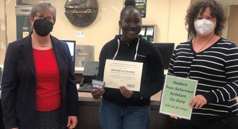 Student assistant Rochelle Burke wins NNYLN award