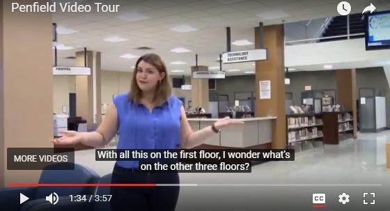 Play the video tour of Penfield Library.