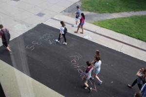 open house fall 2019 chalk signs