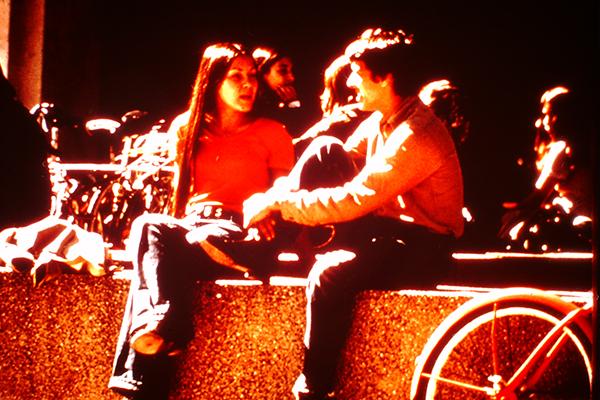 Students sitting and talking