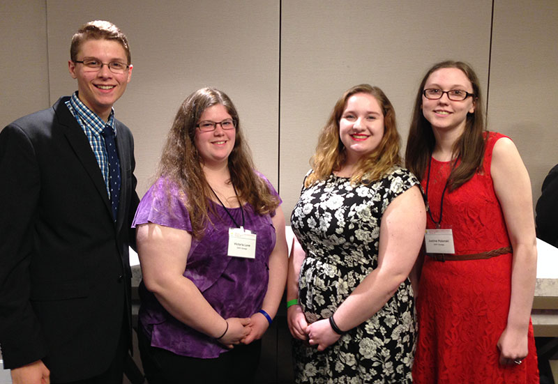 Students at honors conference