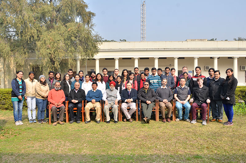 Shashi Kanbur with other conference attendees