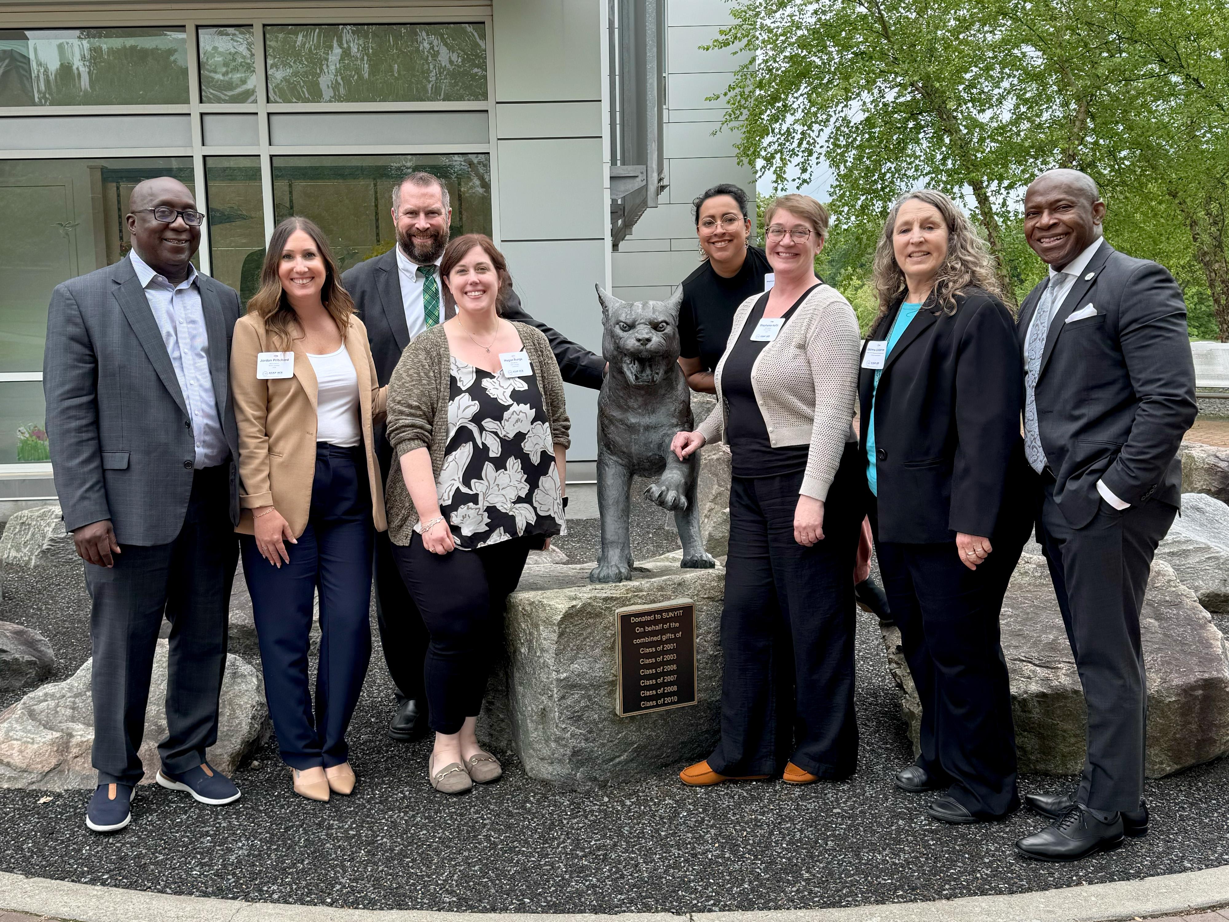 SUNY Oswego ACE team members celebrate support of student success