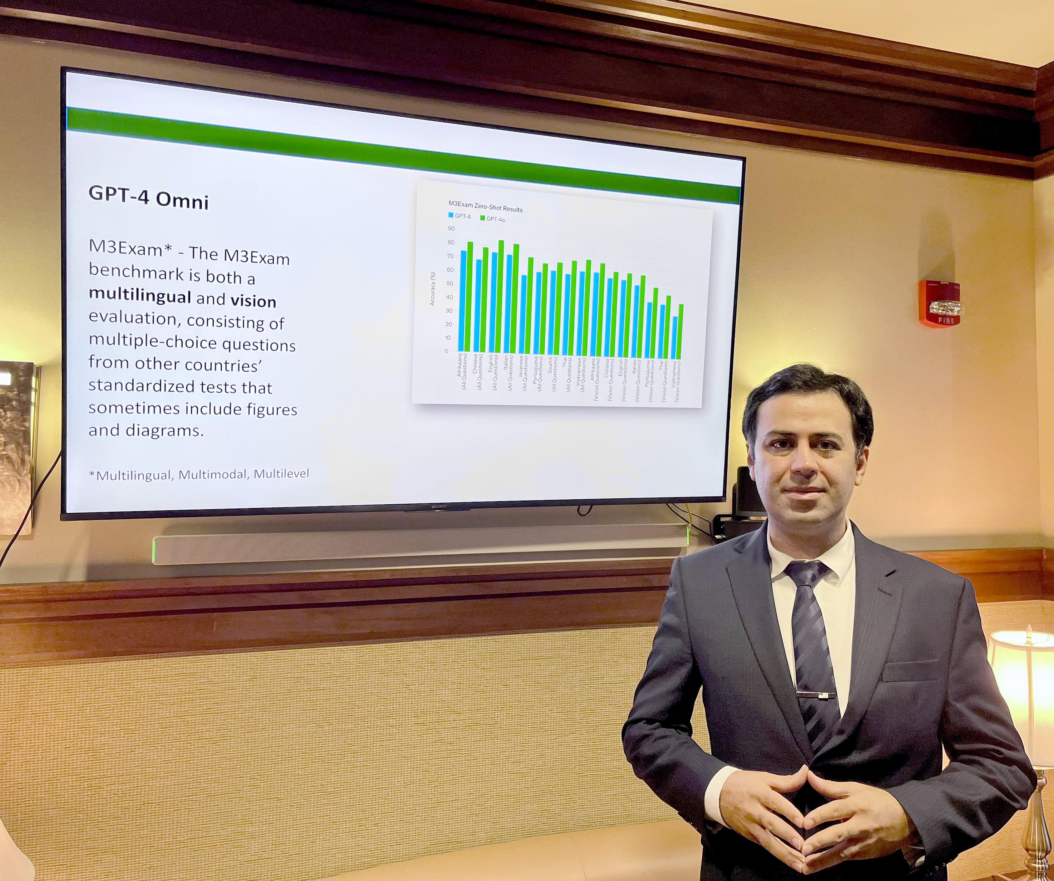 Establishing forward-thinking coursework and research led to SUNY Oswego’s Mohammad Tajvarpour being named one of 20 members in the inaugural class of SUNY’s AI for the Public Good Fellows.