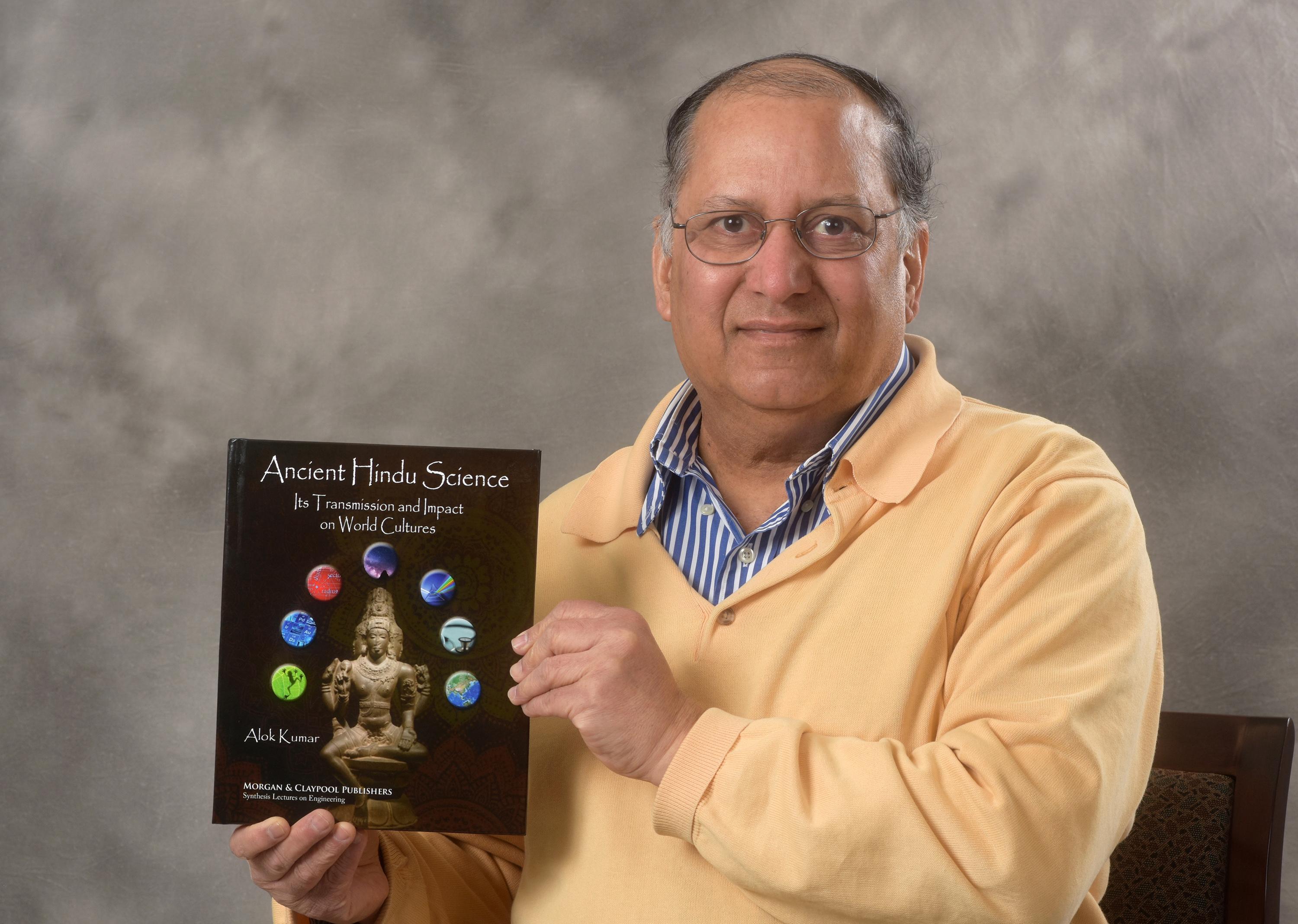 Alok Kumar with new book on Hindu historical influence on science