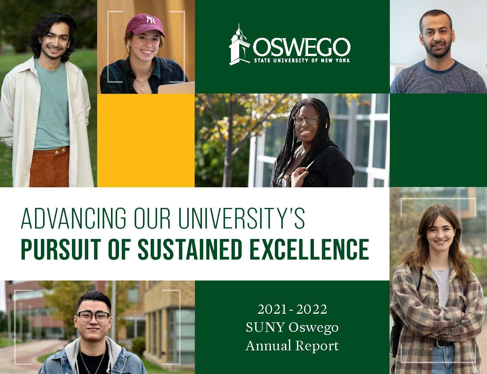 SUNY Oswego's Annual Report highlights the university's pursuit of