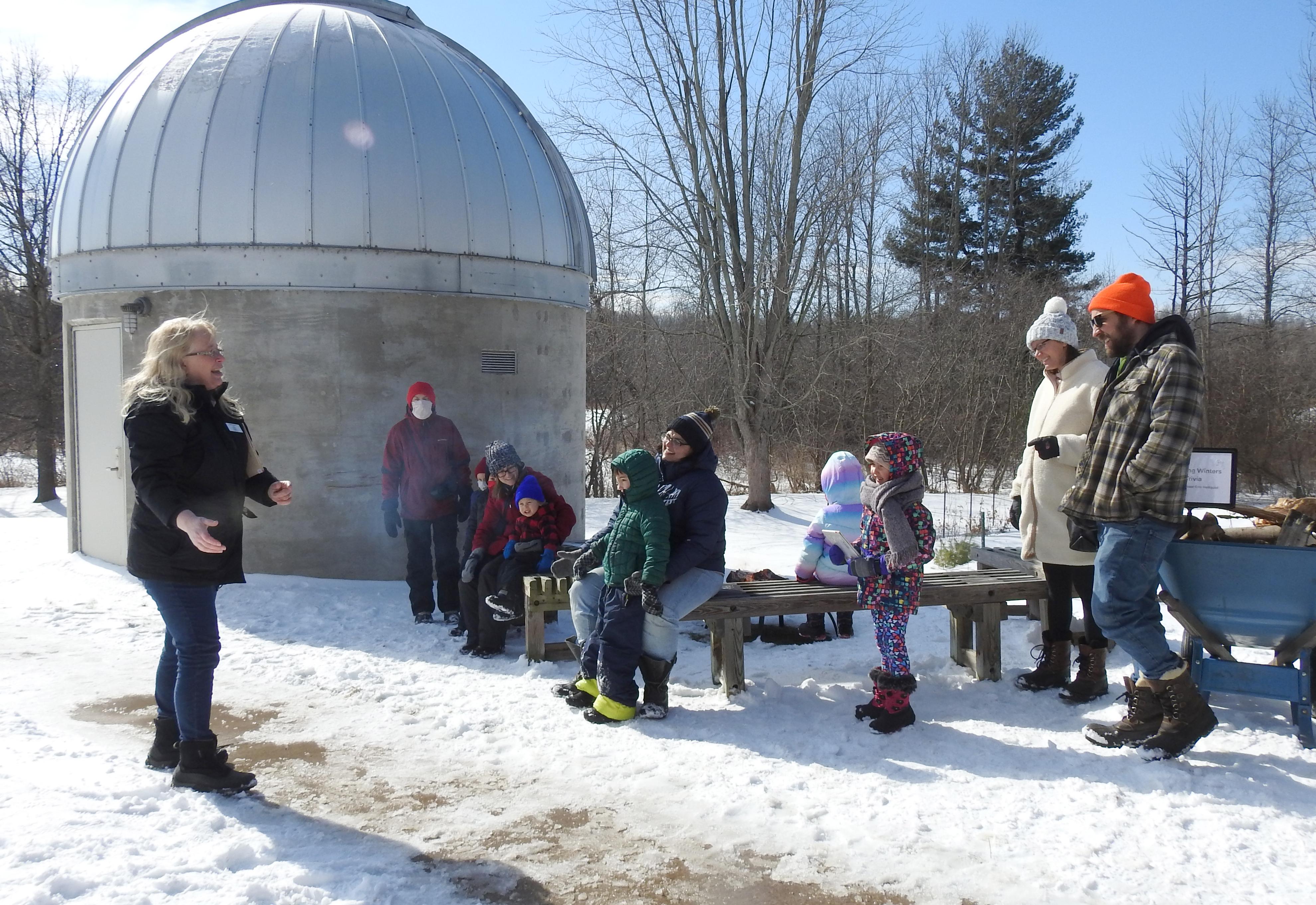 Families take part in the 2023 edition of Celebrate Snow at Rice Creek Field Station