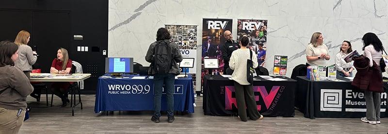 Students filled Hewitt Hall Ballroom in February for the annual Communication, Media and the Arts (CMA) Career Showcase — an event designed to bridge the gap between classroom learning and real-world careers featuring a few of alumni.