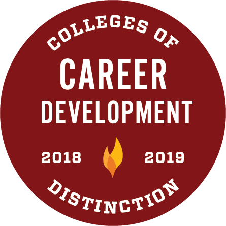 Colleges of Distinction Career Development badge