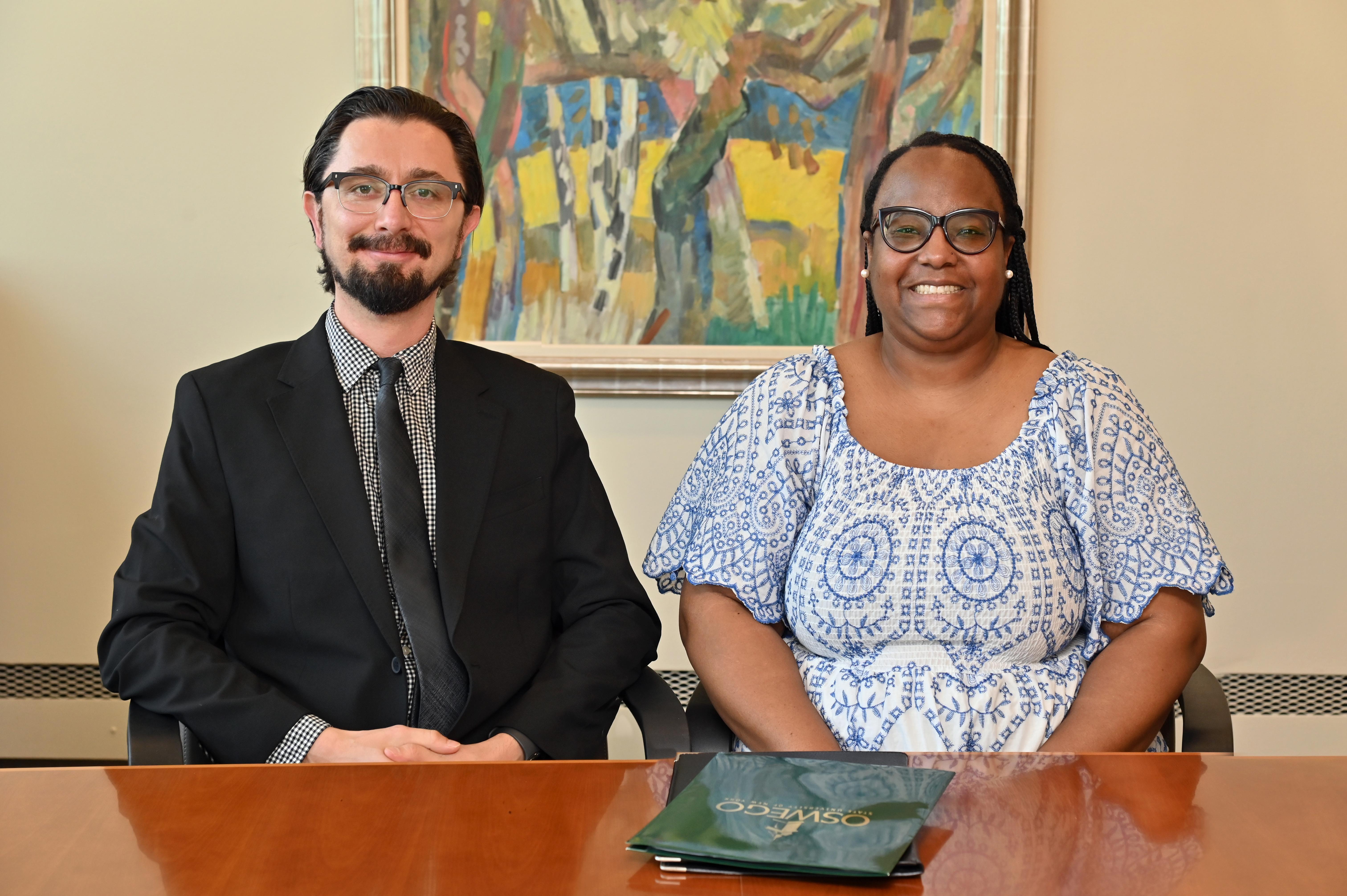 Murat Yaşar and Nichole Brown are both members of AASCU's newest Emerging Leadership Program