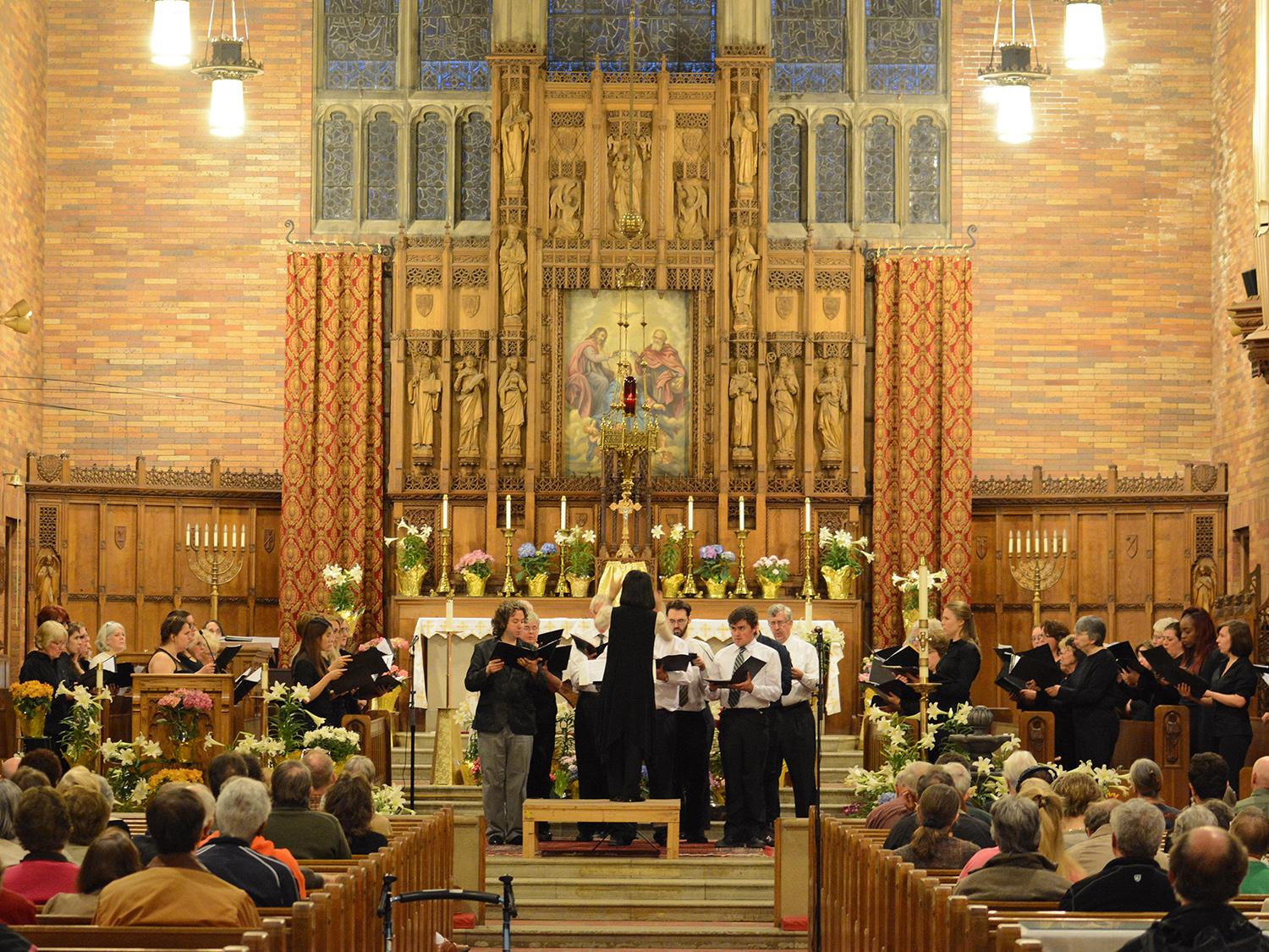 Festival Chorus performs at St. Mary's church