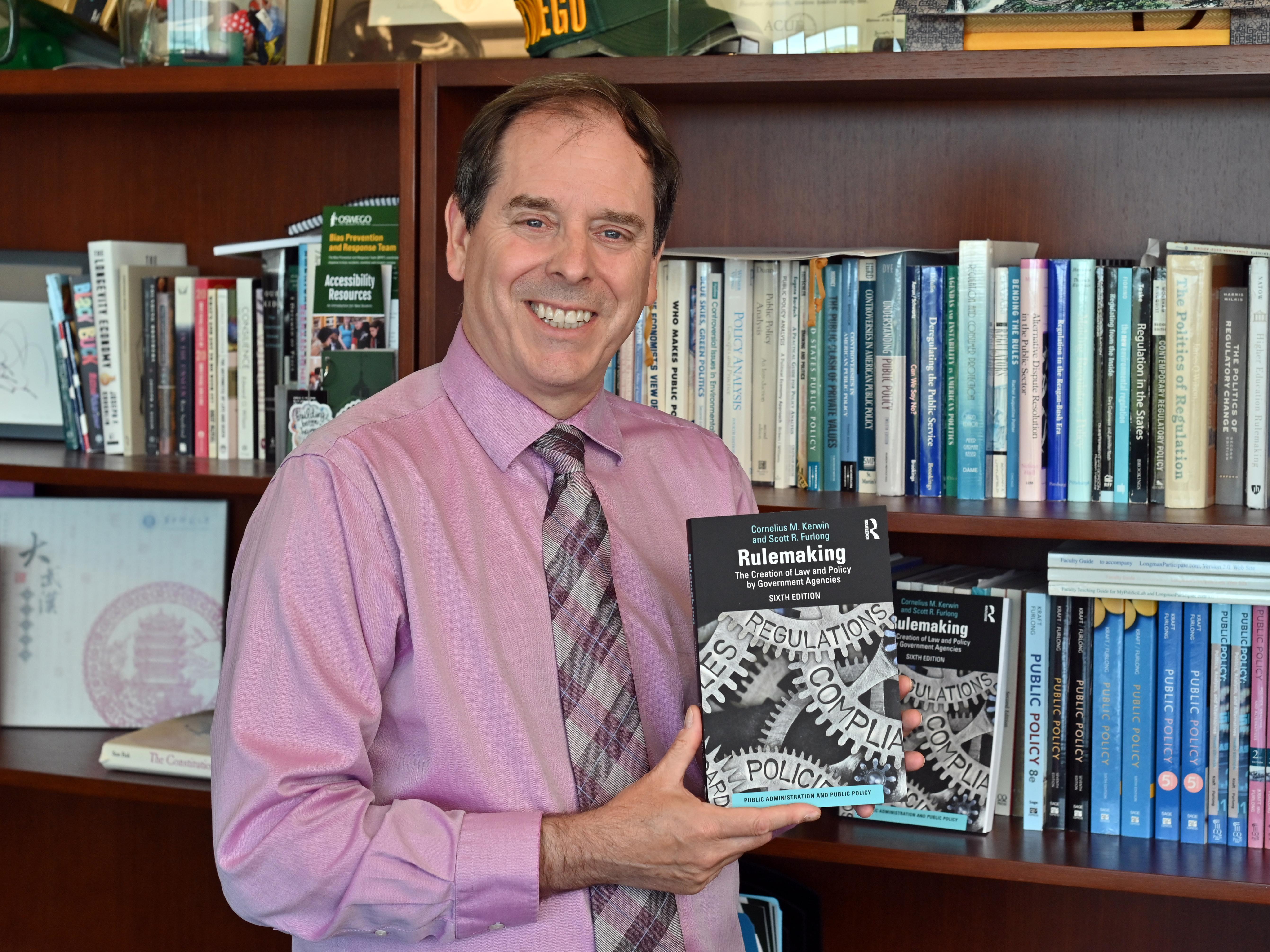 Provost and Vice President for Academic Affairs Scott Furlong has co-authored an updated edition of an influential textbook exploring the continued evolution of government decision-making, regulation and enforcement.