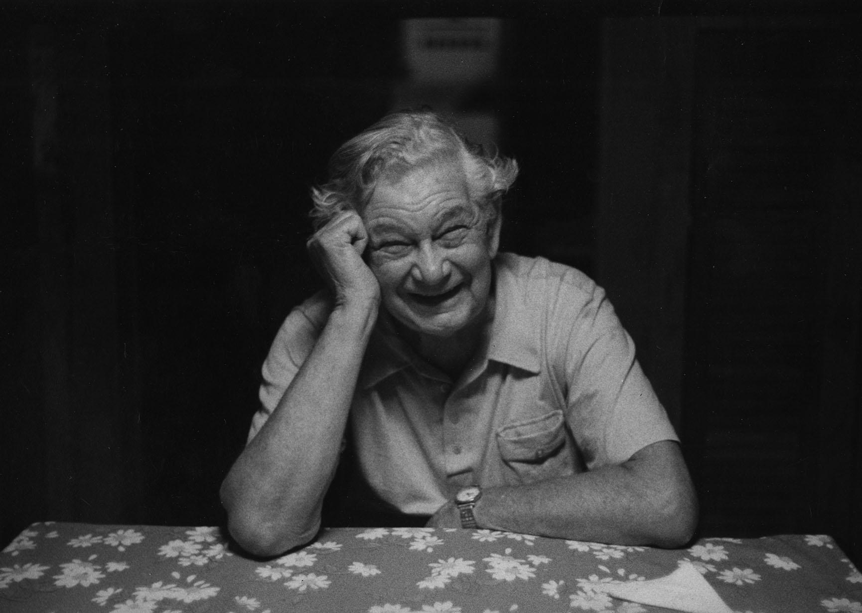 Noted lithographer Grant Arnold in a 1982 photo