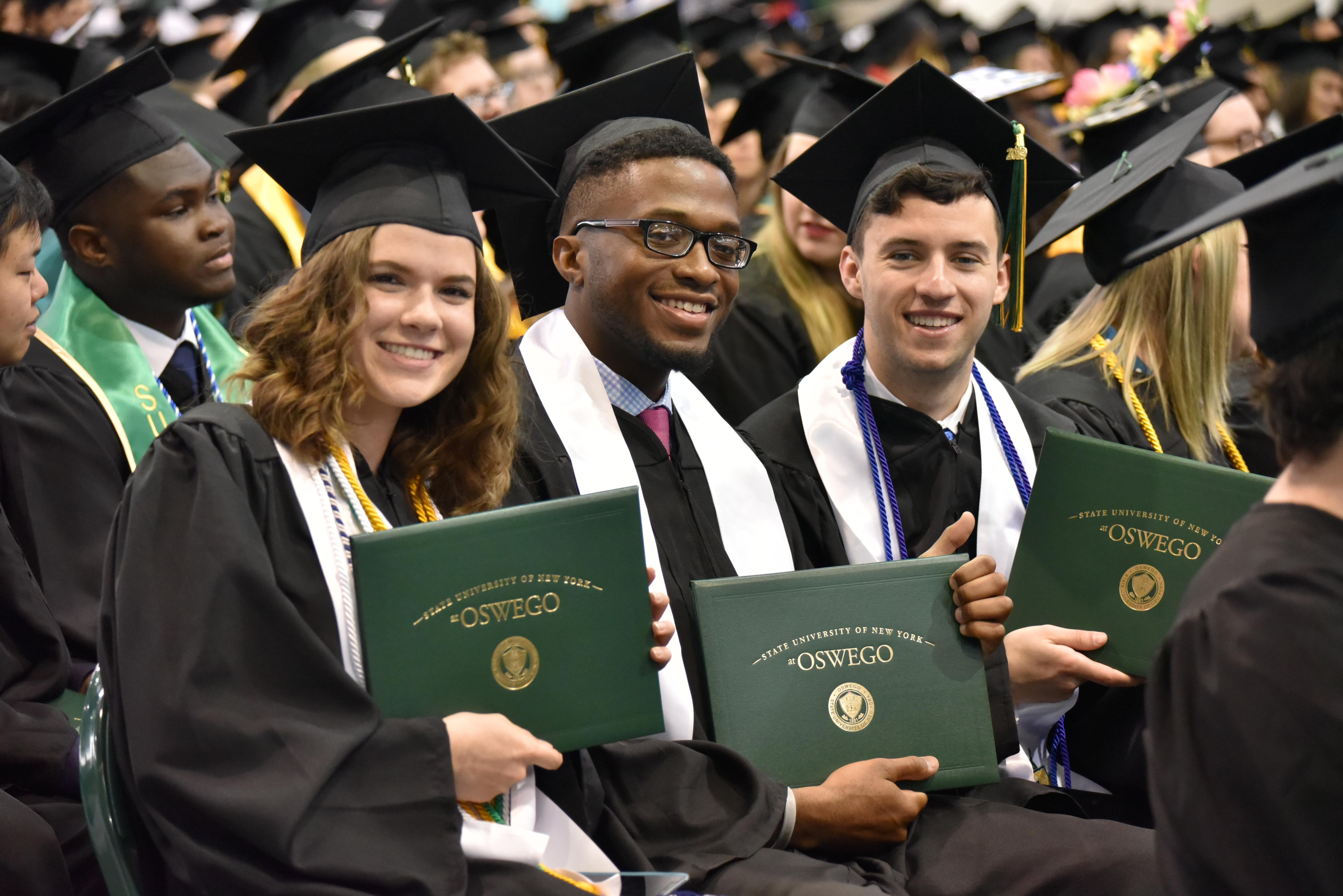 Recent and future graduates will join SUNY Oswego students, faculty, staff and alumni in benefitting from this transformative $1.075 million gift that will make an immediate impact and help the college implement the inclusive vision of what will be called