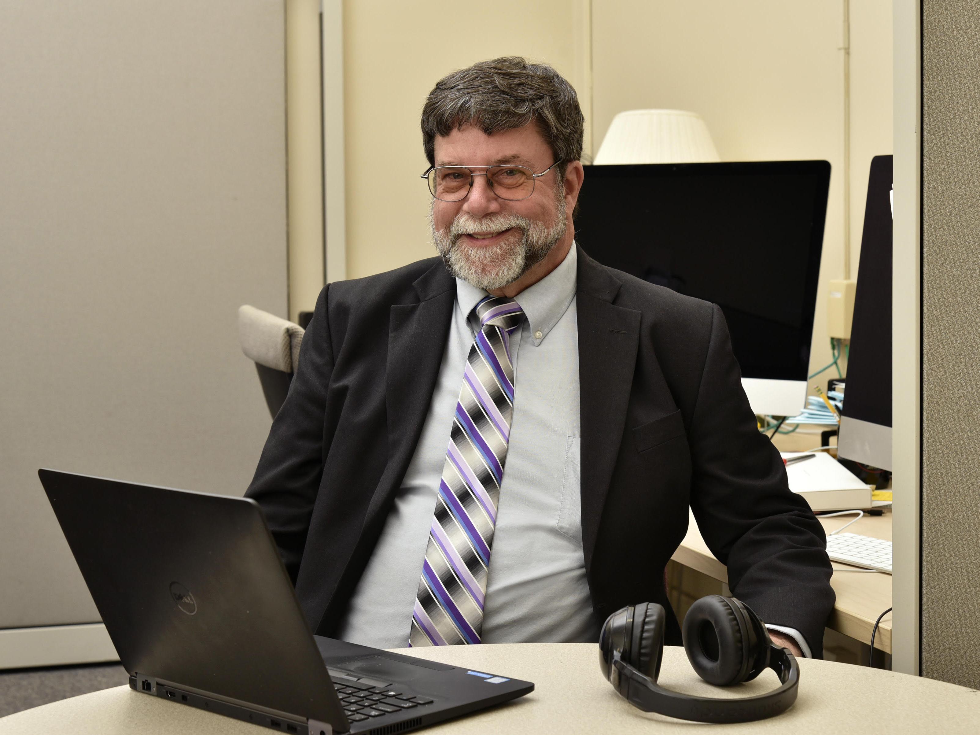 John Kane in the Center for Excellence in Learning and Teaching