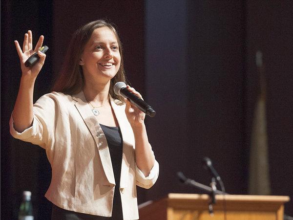 Kristina Anderson speaking