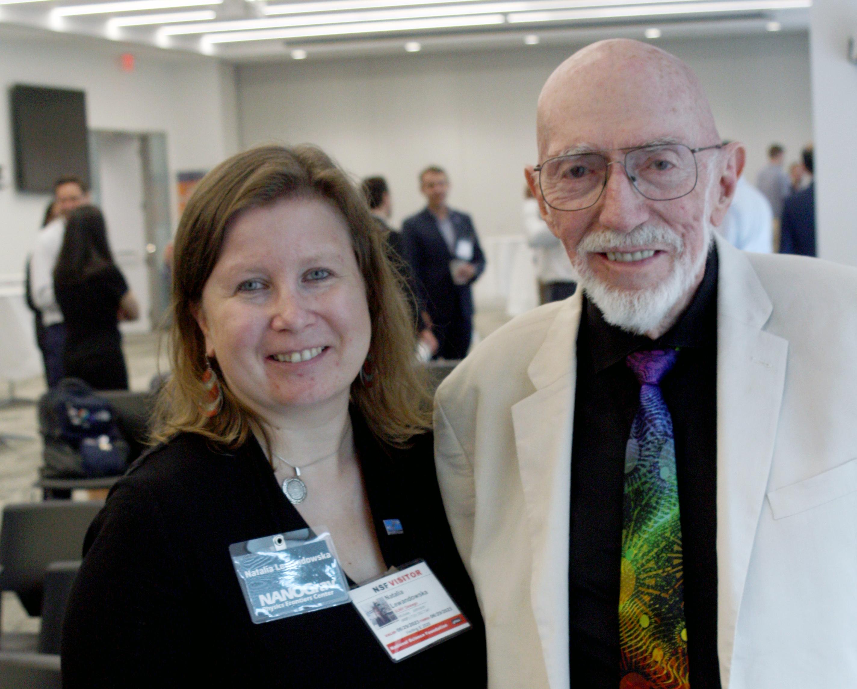 SUNY Oswego faculty member and planetarium director Natalie Lewandowska had the opportunity to meet Nobel Prize recipient and physicist Kip Thorne
