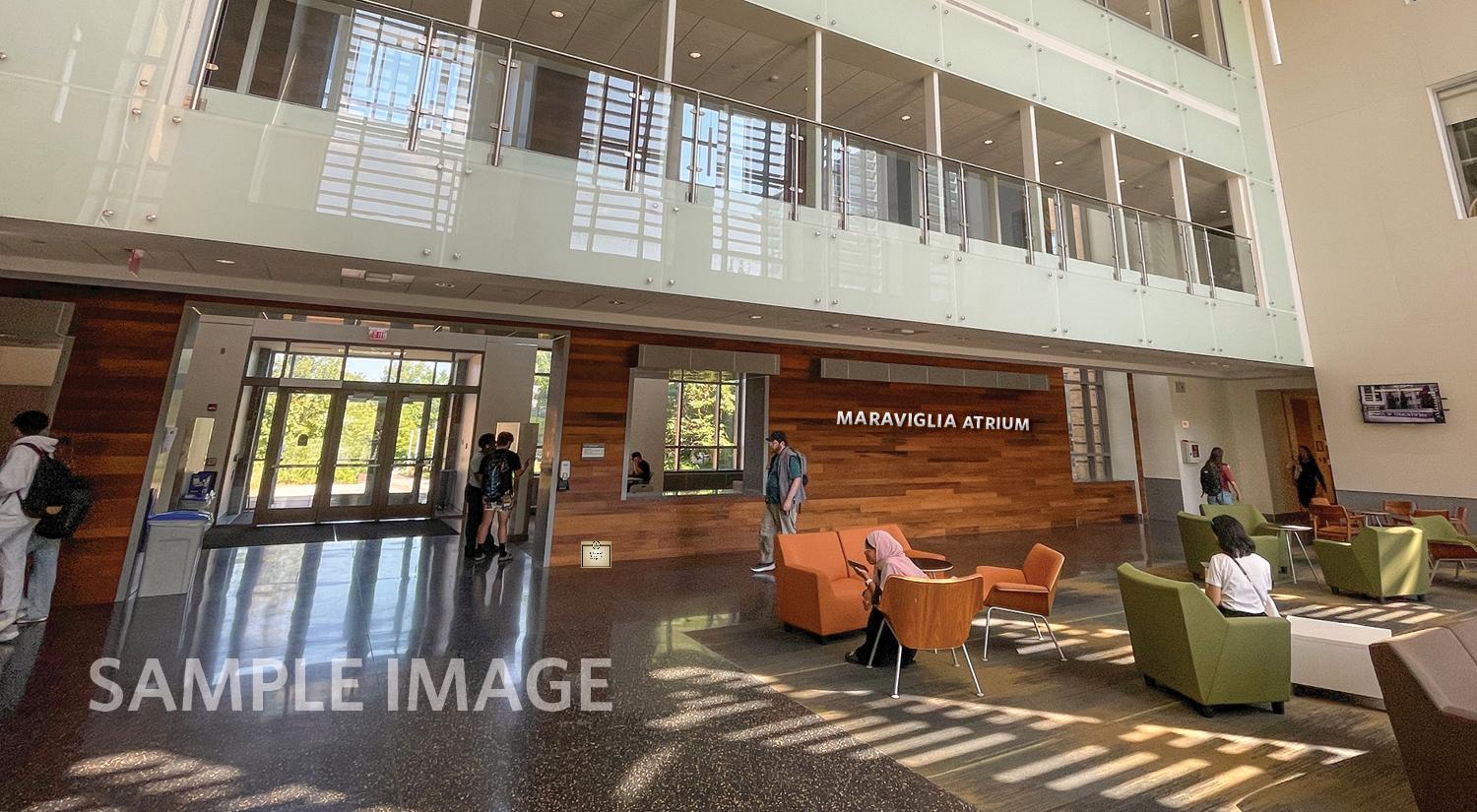 A photo illustration depicting the Maraviglia Atrium