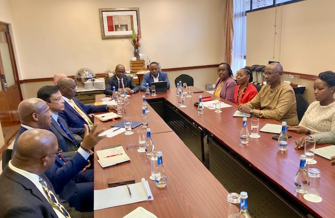 President Nwosu meets with Rwanda cabinet ministers