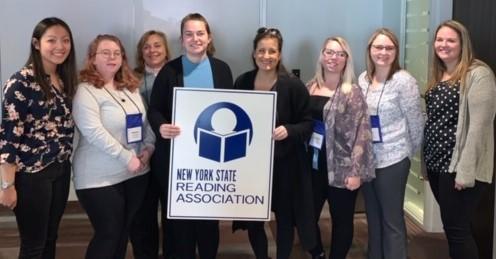 SUNY Oswego attendees of New York State Reading Association conference