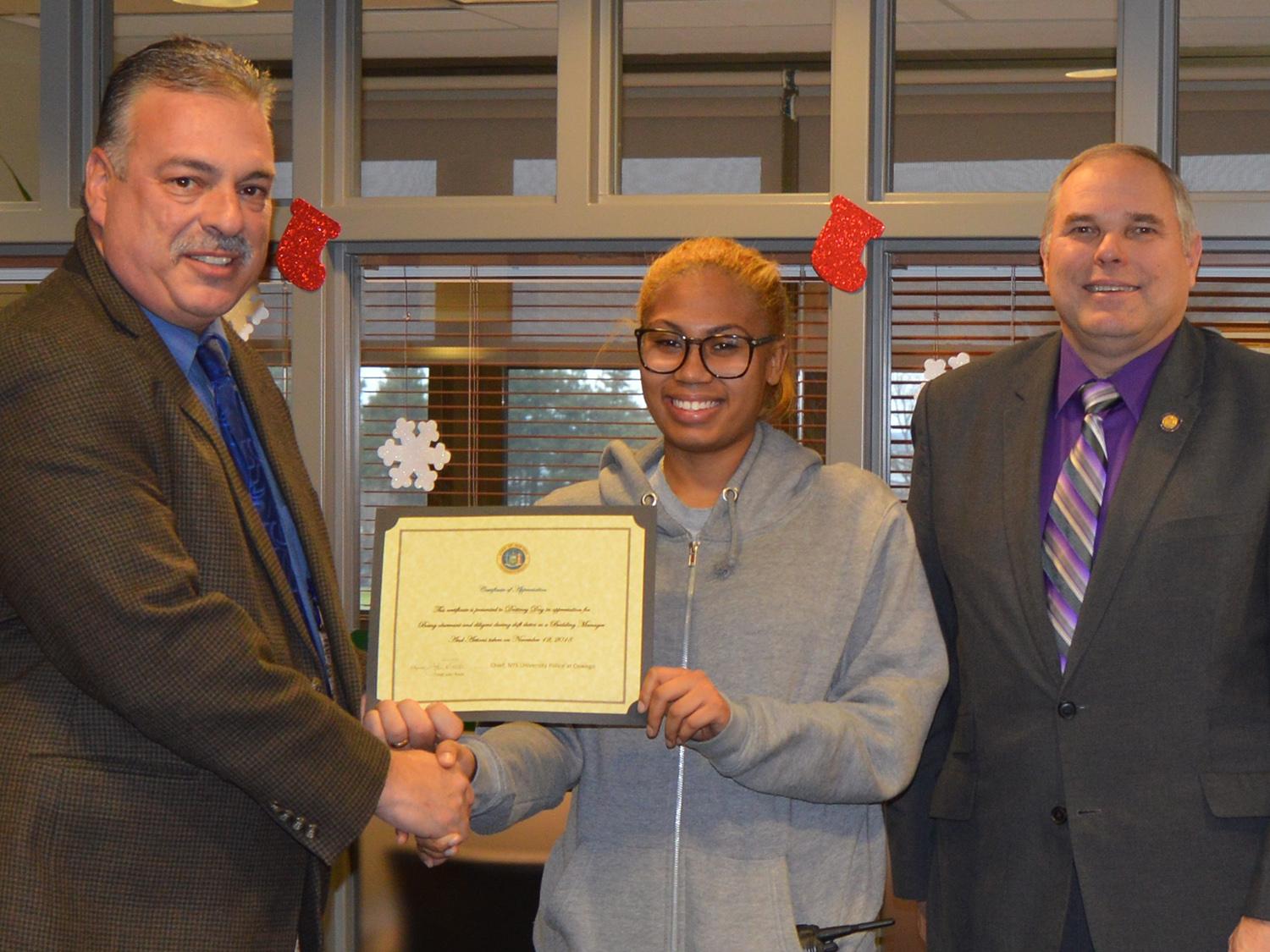 University Police honor Destiney Day