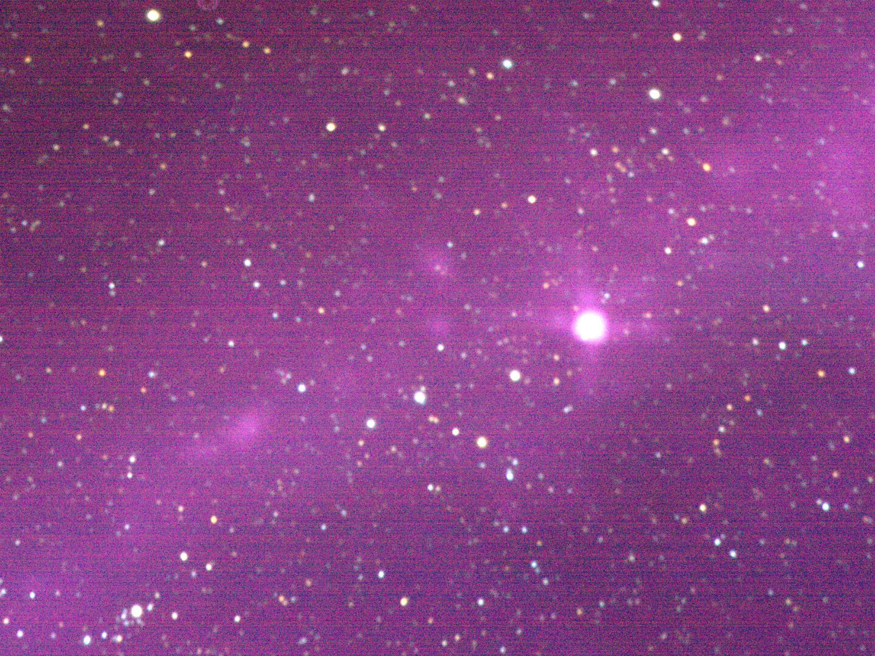 Image of the Cassiopeia constellation from the new upgraded campus planetarium