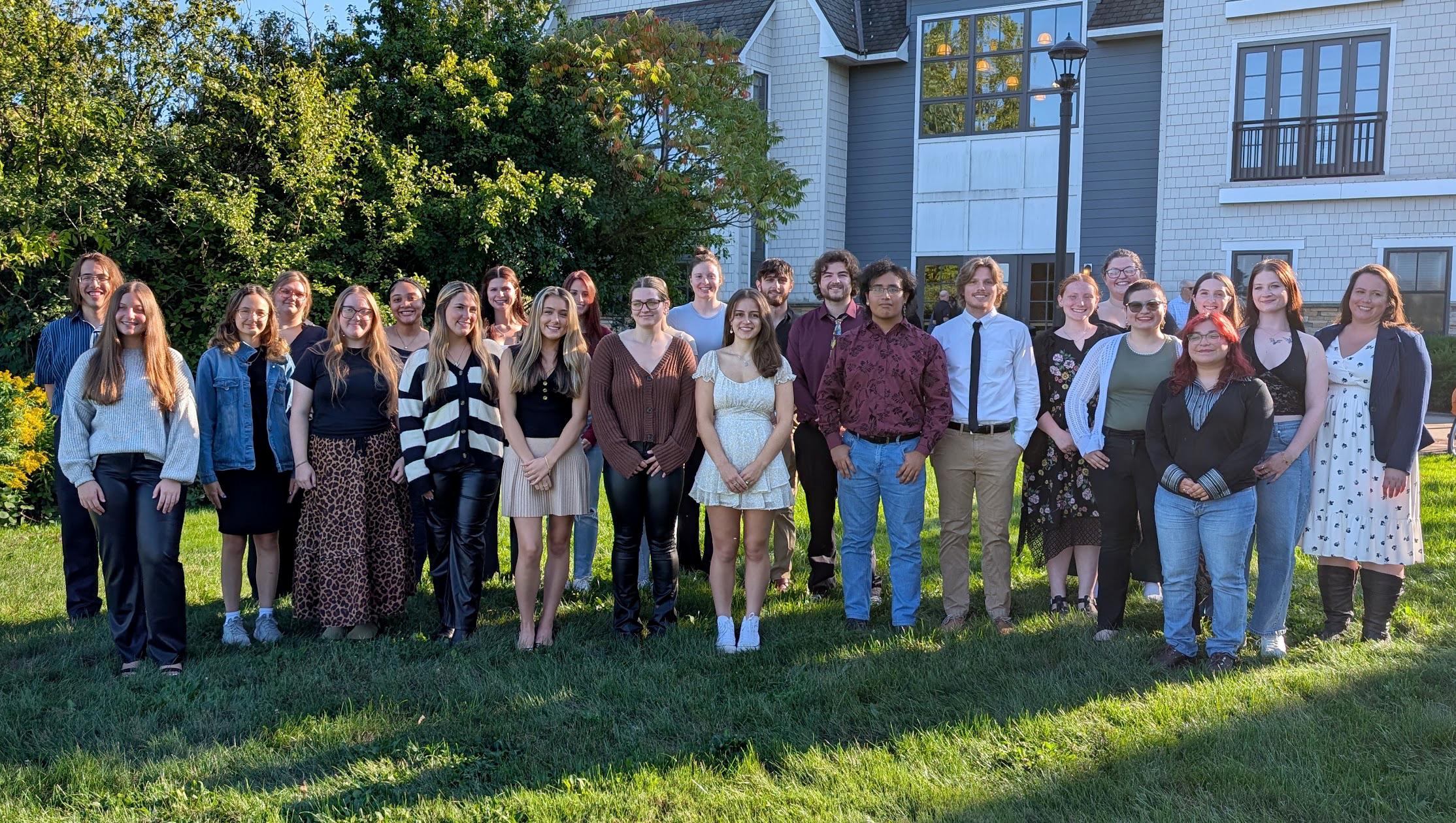 The Department of Psychological Sciences honored 40 students at the Psi Chi induction ceremony on Sept. 26, 2025