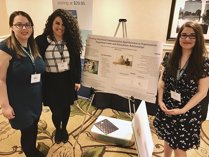 Oswego students presenting at conference