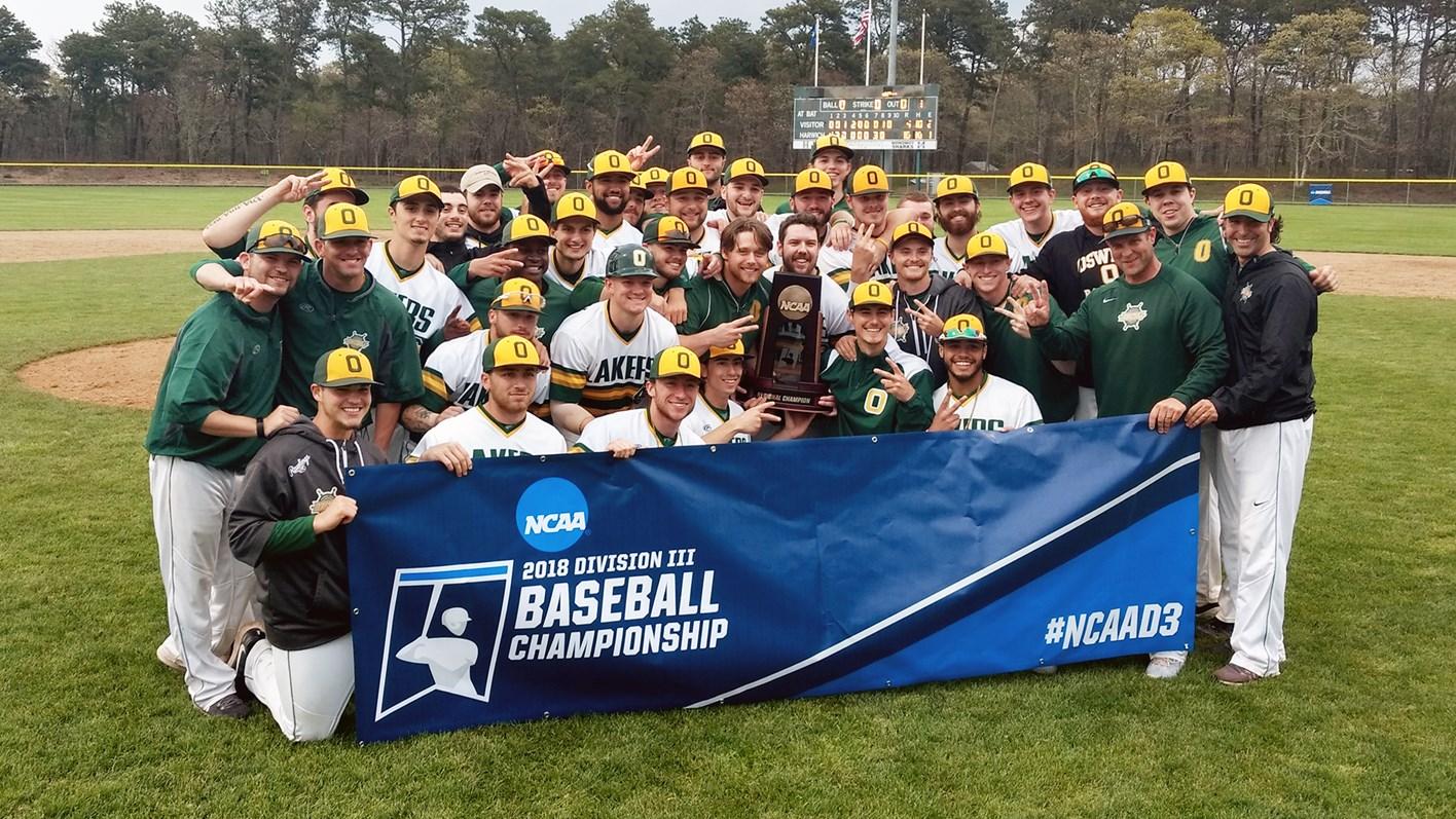 Laker baseball team celebrates NCAA Regional championship