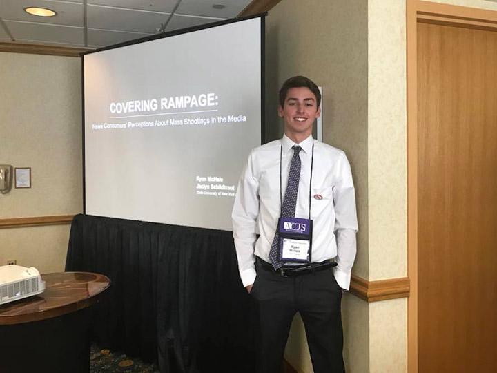 Ryan McHale ready to present at a national public justice conference